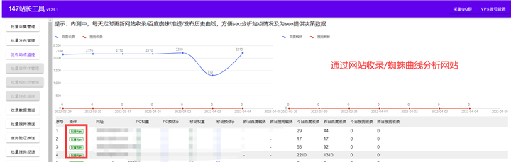 百度蜘蛛批量网站查询-免费百度强引蜘蛛工具下载