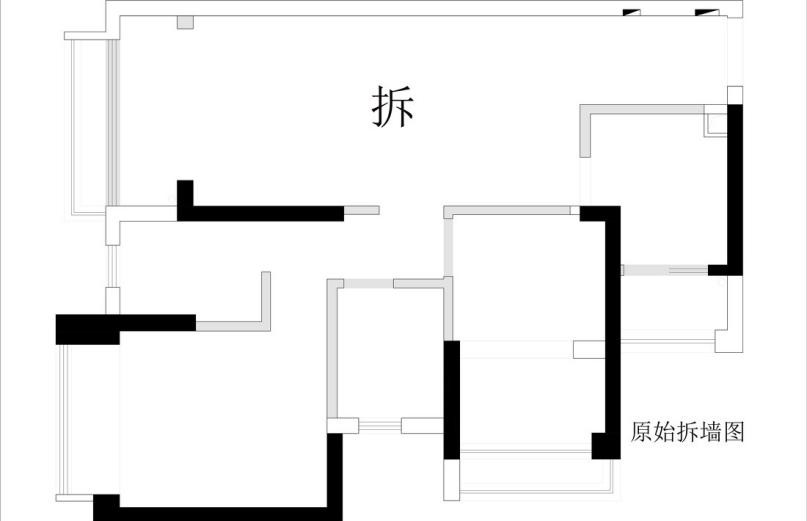 被橘色暖光包围的80㎡小户型，一个温暖舒适的家