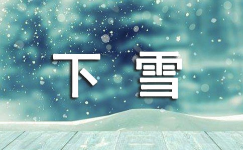 下雪了的作文（精选12篇）