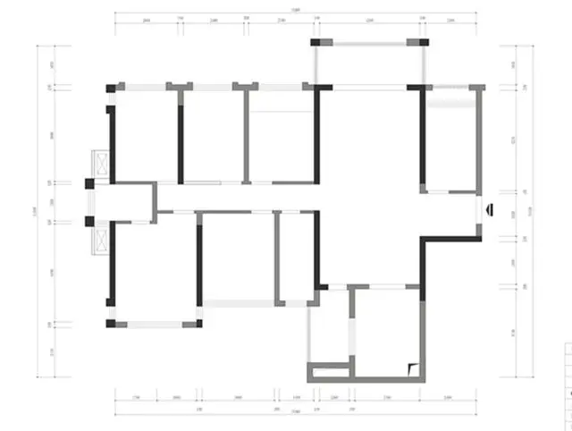 户型图卫生间标识图解_户型图卫生间_五室两厅六卫户型图