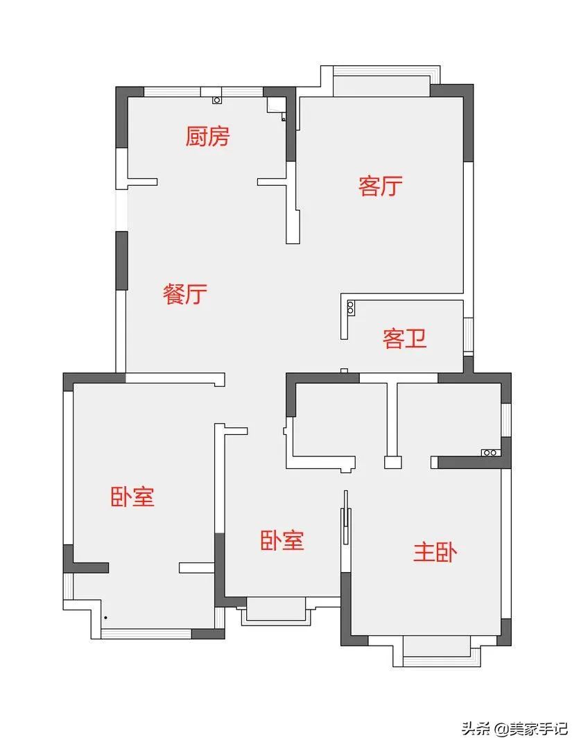 129㎡全屋打满柜子，真的太高级了！